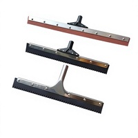 Truelle à lame en caoutchouc pour peinture époxy industrielle DIY, manche en acier inoxydable, caractéristiques carrées, raclette en plastique et caoutchouc