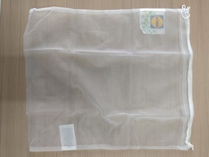 Breathable Lightweight Mesh <b>Bag</b> Polyester Mesh <b>Drawstring</b> <b>Bag</b> Vietnam Origin Durable Sport Style - Product Image 2