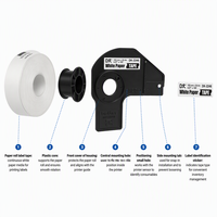 Papier adhésif pour imprimantes QL Brother DK-2246, longueur continue, noir et blanc, 4,07 x 100 (103 mm x 30,4 m)