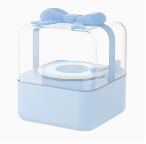 Portable <b>Bluetooth</b> Speaker With Rechargeable Battery <b>Wireless</b> Full-Range Audio Light Blue Plastic Cabinet Indoor Use - Product Image 1