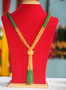 Colliers de fleurs en perles de verre sur mesure, style ethnique, chaîne de pull, couleurs vibrantes, brillance élégante pour les fêtes féminines - Product Image 4