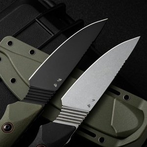 Cuchillo Plegable D2 Todoterreno Personalizable OEM con Mango G10, Punta de Lanza, Construcción Robusta para Camping y Romper Vidrios - Product Image 2