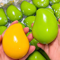 Jouet sensoriel créatif Mango Pinch Le Color Change à technologie de rebond lent, jouet anti-stress à changement de couleur