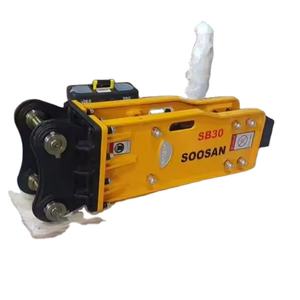 Martillo hidráulico SB 30 tipo superior (tapa) adecuado para excavadoras con 2,5-4,5 toneladas adecuado para MINICARGADORA y robot excavadora - Product Image 1