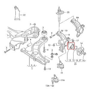 1J0407625 1J0407625A 1J0407625B Roulement à billes à double contact angulaire pour moyeu de roue avant pour VW Beetle Bora <span class=keywords><strong>Audi</strong></span> <span class=keywords><strong>TT</strong></span> Skoda 1999-2010 - Product Image 5