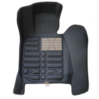 Alfombrillas de Coche SHUIYUAN de Fábrica China, Venta al por Mayor, Prensadas en Caliente, OEM, Antideslizantes, 5D 7D, de Cuero, Juego Completo para Modelos Q3/K5