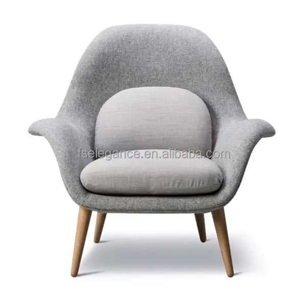 Holzfüße High-End Space Italienisch Lazy Easy Swoon Lounge Sessel Nordic Stylish Design Wohnzimmer Solid Leisure Chair