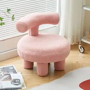 2023 Offre Spéciale doux nordique laine d'agneau paresseux canapé petit appartement chaise simple salon loisirs paresseux fauteuil enfants canapé Ch
