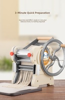 Machine à étaler la pâte en acier pour usage domestique, écologique, avec engrenage de 2 mm pour composants de vente au détail