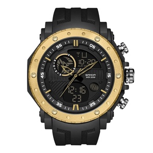 Reloj de Pulsera Digital de Cuarzo para Hombre SANDA 6012, Reloj Deportivo con Doble Pantalla, Fecha, Semana, Resistente al Agua, Reloj Electrónico - Product Image 1