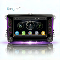 BQCC 2 DIN 7 pouces, autoradio sans fil CarPlay Android Auto RDS, USB AUX TF Card Mirrorlink, appels BT, musique BT, caméra embarquée, lecteur MP5 pour voiture
