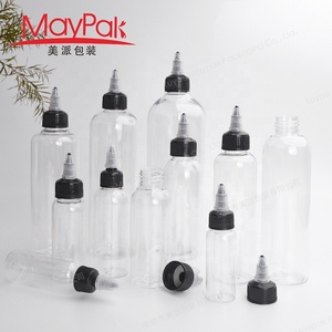 1 2OZ 3OZ 4OZ 5OZ 6 8OZ 9OZ 10OZ 16OZ glue plastic bottle with yorker dispensing dropper cap PET transparent plastic bottle