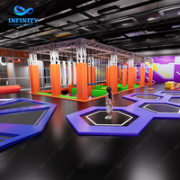 Équipement de Centre de Divertissement Familial Intérieur à Haut Rendement (ROI) pour Enfants et Adultes NP-2100 – Fournitures pour Parc d'Aventures, Arène Sportive et Zone de Trampolines