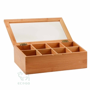 Cesta de bambú ecológica para almacenamiento sostenible en el hogar - Product Image 1