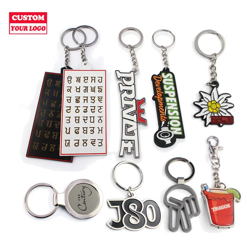 2022 Factory Sale Promotional Gift Specialized Product Customised Logo Custom Metal Keychain Cheap Cute Souvenirs Key Chain