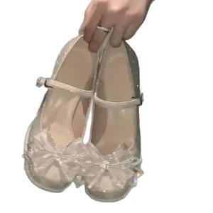 2026 Summer Autumn New French Style <b>Bridal</b> Mary Jane Slip-On Shoes Retro British Thick Sole Leather <b>Flats</b> Block Heel Fashion - Product Image 2