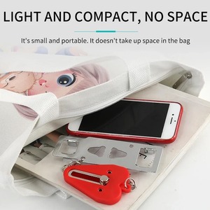 Verrou de porte portable de sécurité, sans perçage, manuel, pour chambre d'hôtel, pour ajouter des trous de sécurité, amovible pour la sécurité en voyage, 1 pièce - Product Image 4