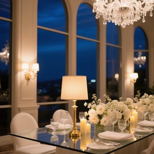 Phong cách Châu Âu bàn đèn bảng ánh sáng với cảm ứng ăn uống - Product Image 2