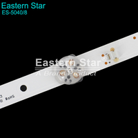 Vente en gros d'usine ES-5040 3 pièces Bande LED de rétroéclairage pour téléviseur 43 pouces 8 LED Lumière LED pour TV JJ-0725-D43030801AM-S 200903