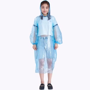 Unisex <span class=keywords><strong>Set</strong></span> di impermeabili monouso per adulti bambini Poncho con Logo decorazione XL formato ispessita <span class=keywords><strong>pioggia</strong></span> di plastica alla deriva - Product Image 6