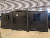 Maison conteneur extensible de 20 pieds à installation facile, fabriquée en Chine, maison préfabriquée modulaire compacte équipée de 3 chambres