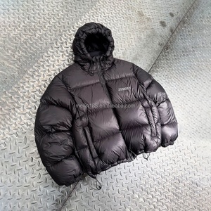 Custom Winter Wear Padded Bubble Fluffy Down Coats Zip up Puffer <b>Jackets</b> for Men Oversized Boxy Lightweight Nylon Down <b>Jackets</b> - Product Image 1