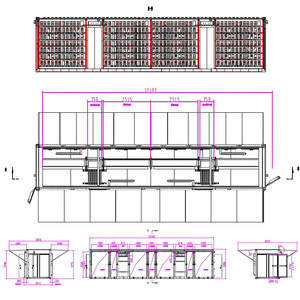Container làm mát bằng không khí Drolin Box 20ft dành cho khai thác tiền điện tử với công suất 168 S19 ASIC, 650kW, cơ sở hạ tầng trang trại <span class=keywords><strong>Bitcoin</strong></span> - Product Image 2