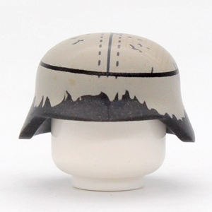 หมวกกันน็อคลายพรางทหารเยอรมัน WW2บล็อกตัวต่อขนาดเล็กทหารสำหรับสงครามฤดูหนาว - Product Image 2