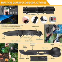 Trousse de premiers secours 280 en 1 pour activités de plein air, randonnée, chasse, sac de randonnée, équipement de camping d'aventure, kit de survie d'urgence