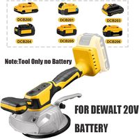 Machine de nivellement de carreaux par vibration, pour batterie 21V Max, outil vibrant portable sans fil pour carreleur avec 8 vitesses réglables, ventouse