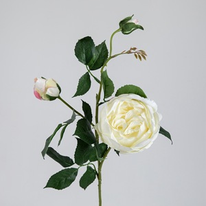 ช่อดอกกุหลาบประดิษฐ์ CallaFloral สีขาวนม ผ้าทอแบบแพน สำหรับตกแต่งงานแต่งงาน กันน้ำ - Product Image 3