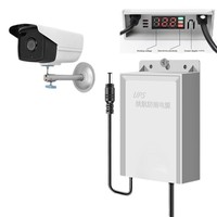 Router CCTV Mini UPS dengan 12V 2A, Modem kamera IP 10050mAh WiFi luar ruangan, catu daya tahan hujan standar frekuensi 60Hz