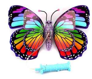 Jouet Papillon Lumineux Portable à LED avec Musique et Ailes Mobiles, Cadeau pour Enfants, Bâton Lumineux Papillon - Product Image 4