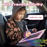 Tablette de dessin et d'écriture pour tout-petits, cartes flash bilingues parlantes anglais-français pour enfants de 3 à 12 ans, jouets sensoriels pour enfants autistes