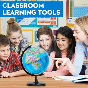 PVC Teaching Resource Mini World <strong>Globe</strong> 20cm <strong>Spinning</strong> World <strong>Globe</strong> With Stand for Kids Learning <strong>Globe</strong> Geography Teaching Ornament - Product Image 5