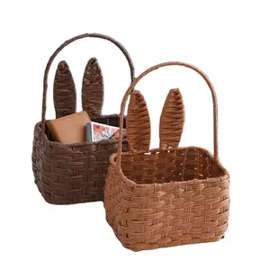 Christmas small gift basket idea hamper gift basket container empty supplies gift baskets in bulk imitated wicker