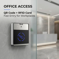 Lector de Control de Acceso Inteligente A149 WCMI con Código QR y Tarjeta RFID para Gestión de Empleados de Fábrica