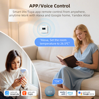 Avatto-termostato de calefacción de agua para casa inteligente, termostato Wlan de 95-220v, Wifi, pantalla táctil Lcd, Tuya, fusbodenheiz