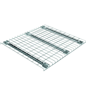 Plateau en treillis métallique à 3 couches en acier galvanisé soudé robuste 42x46 avec une capacité de 100 à 1000 kg Protection contre la corrosion pour rayonnage à palettes - Product Image 1