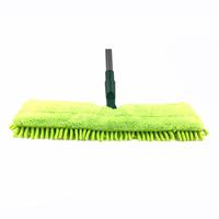 Mopa de Limpieza de Microfibra Chenille, Herramientas de Limpieza para el Hogar, Mopa de Microfibra con Sistema de Escurrido para Limpiar Pisos