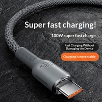 Câble de données tressé USB-A vers USB-C / Type-C vers Type-C 100W à charge ultra-rapide avec boîtier métallique pour PD, idéal pour téléphones mobiles – Fournisseur d'usine