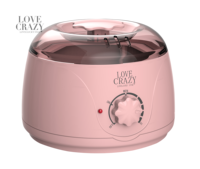 Machine à fondre la cire professionnelle Crazy AX300 Pro100 avec support en plastique rose, livraison gratuite au Pakistan