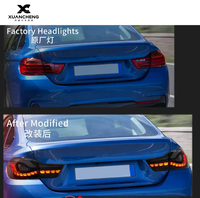 Accessoires de voiture, feux arrière LED pour BMW Série 4 GTS F32/F82 et F33 F35, feux arrière transparents (2013-2016)