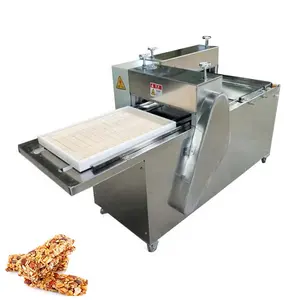 7 shape sesame marshmallow protein bar caramel candy cereal nougat making cutter automatic cake cutting machine