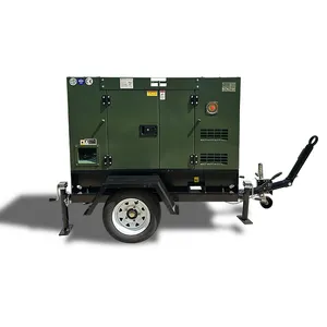 Mobile Type Powered By UK Engine Three Phase Generador De Diesel 12Kw 15Kva Diesel Generator Set