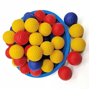 Outdoor-Trainings praxis Mini Golf Soft Sponge Ball Fabrik Custom ized Shooting Foam Balls Kleine Pistole Spielzeug Ball Bullet