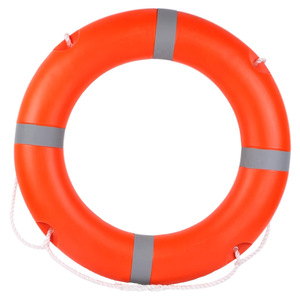 Bouée de sauvetage standard nationale 5556 mm en plastique épaissi, équipement de sécurité aquatique pour adultes - Product Image 1