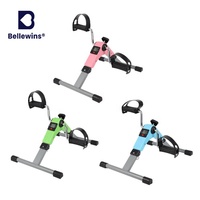 Mini stepper pliable Bellewins avec écran LCD, antidérapant, résistance réglable, outil d'exercice des membres pour la maison et le bureau