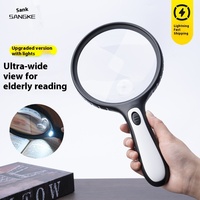 Super grande loupe LED 145MM lecture éclairée pour les enfants âgés Observation transfrontalière une pièce livraison directe