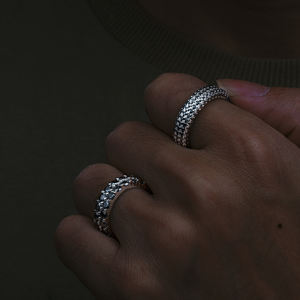 Rock Heren Sieraden Hiphop Echt 925 Sterling Zilver Volledig Zwart Vvs Moissanite Diamant Iced Out Stempel Vinger Ring Voor Vrouwen Man - Product Image 5